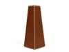 San Francisco Leather Flower Vase - Walnut Brown - Aaron Leather Goods 