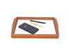 Ombra Leather Serving Tray - Multicolor