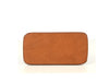 Giunone Leather Desk Card Holder - Caramel Brown