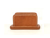 Giunone Leather Desk Card Holder - Caramel Brown