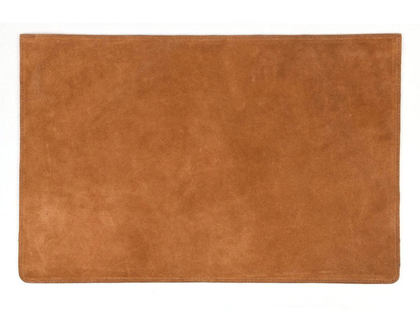 Olivia Leather Desk Mat - Caramel Brown - Aaron Leather Goods 