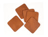 Olimpia Leather Coaster – Caramel Brown