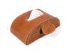 Odino Leather Tissue Holder – Caramel Brown