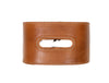 Odino Leather Tissue Holder – Caramel Brown