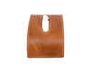 Odino Leather Tissue Holder – Caramel Brown