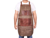 Leon Waxed Canvas Apron - Seaweed Green - Aaron Leather Goods 