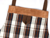 Florence Suede Apron - Chestnut - Aaron Leather Goods 