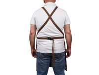 Florence Suede Apron - Chestnut