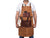 Florence Suede Apron - Chestnut