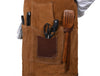 Arucas Suede Apron - Caramel Brown