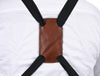 Arucas Suede Apron - Caramel Brown