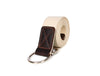 Genuine Leather Canvas Belts with D-Ring Closure.