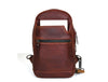 Alvin Leather Backpack - Dark Brown