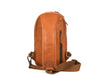 Alvin Leather Backpack - Caramel Brown