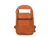 Alvin Leather Backpack - Caramel Brown