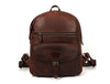 Marseille Leather Backpack – Walnut Brown