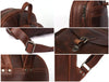 Marseille Leather Backpack – Walnut Brown