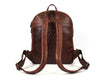 Marseille Leather Backpack – Walnut Brown