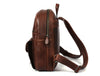 Marseille Leather Backpack – Walnut Brown