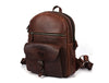 Marseille Leather Backpack – Walnut Brown