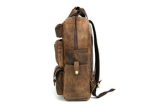 Alexander Leather Backpack - Cedar