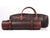 Tuscania Leather Knife Roll & Bag Combo - Walnut Brown