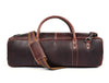 Tuscania Leather Knife Bag - Walnut Brown