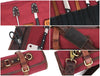 Malaga Canvas Knife Roll - Carmine