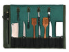 Malaga Canvas Knife Roll - Pine Green