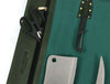 Malaga Canvas Knife Roll - Pine Green