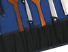 Malaga Canvas Knife Roll - Cobalt