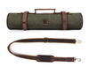 Malaga Canvas Knife Roll - Olive Green