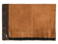 Tuscania Leather Knife Roll -  Cedar