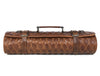 Arctic Blade Quilted Leather Knife Roll -Sienna