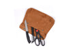 Tuscania Leather Knife Roll & Bag Combo - Walnut Brown