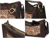 Madison Ladies Handmade Bag - Dark Brown - Aaron Leather Goods 