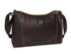 Madison Ladies Handmade Bag - Dark Brown - Aaron Leather Goods 