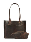 Charlotte Travel Tote Bag Combo - Walnut Brown