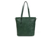 Abron Leather Tote Bag For Women- Green - Aaron Leather Goods 