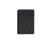 Utrera Leather Credit Card Holder - Black