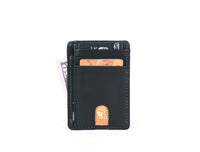 Utrera Leather Credit Card Holder - Black
