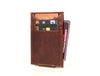 Sestao Leather Minimalist Money Clip Wallet - Merlot