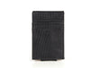 Sestao Leather Minimalist Money Clip Wallet - Sulfur Black