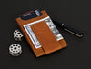 Sestao Leather Minimalist Money Clip Wallet - Cinnamon