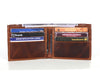 DetroitLeather Bi-fold Mens Wallet - Brown