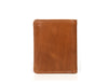 Toledo Leather Tri-fold Mens Wallet - Caramel