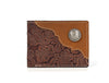 Wichita Leather Bi-fold Mens Wallet - Brown