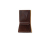 Paso Leather Bi-fold Mens Wallet - Dark Brown