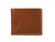 Paso Leather Bi-fold Mens Wallet - Chestnut