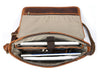 Savona Leather Messenger Bag - Caramel Brown